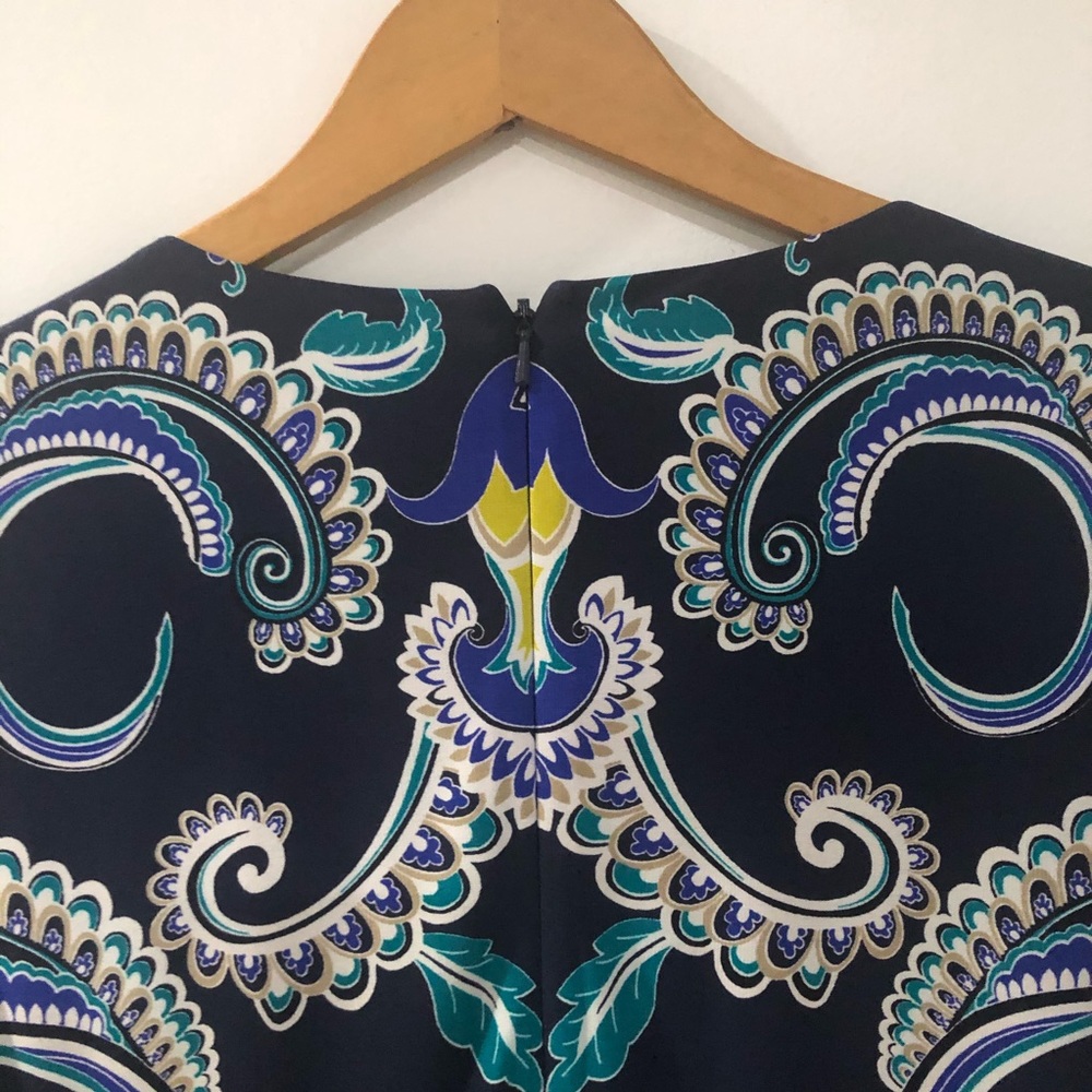 Laundry by Shelli Segal Blue Shift Dress 4 - Picture 6 of 6